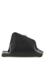 The Attico Black Calfskin Clutch Bag