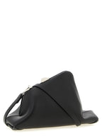 The Attico Black Calfskin Clutch Bag