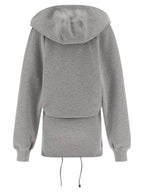 The Attico Gray Cotton Short Dress