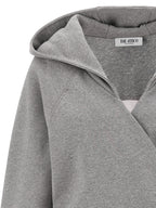 The Attico Gray Cotton Short Dress