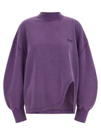 The Attico Purple Cotton Sweatshirt