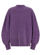 The Attico Purple Cotton Sweatshirt