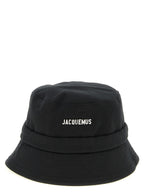 Jacquemus Black Cotton Bucket Hat