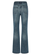 A.P.C. Blue Cotton Flared Jeans