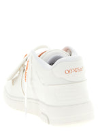 Off-White Orange Plastic Athletic Sneakers