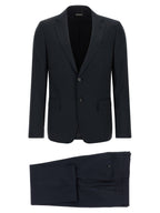 ZEGNA Blue Wool Two-Piece Suit