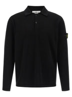 Black Cotton Polo Shirt
