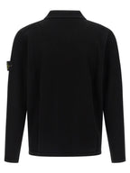 Black Cotton Polo Shirt