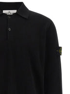 Black Cotton Polo Shirt