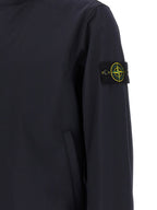 Stone Island Blue Polyester Shell Jacket