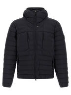 Stone Island Blue Polyamide Full-Length Jacket