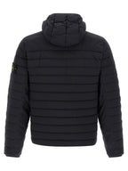 Stone Island Blue Polyamide Full-Length Jacket