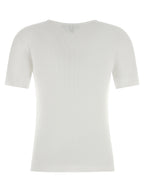 Ganni White Organic Cotton T-Shirt