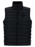 Black Polyamide Sleeveless Jacket