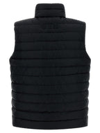 Black Polyamide Sleeveless Jacket