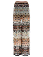 Multicolor Viscose Casual Pants