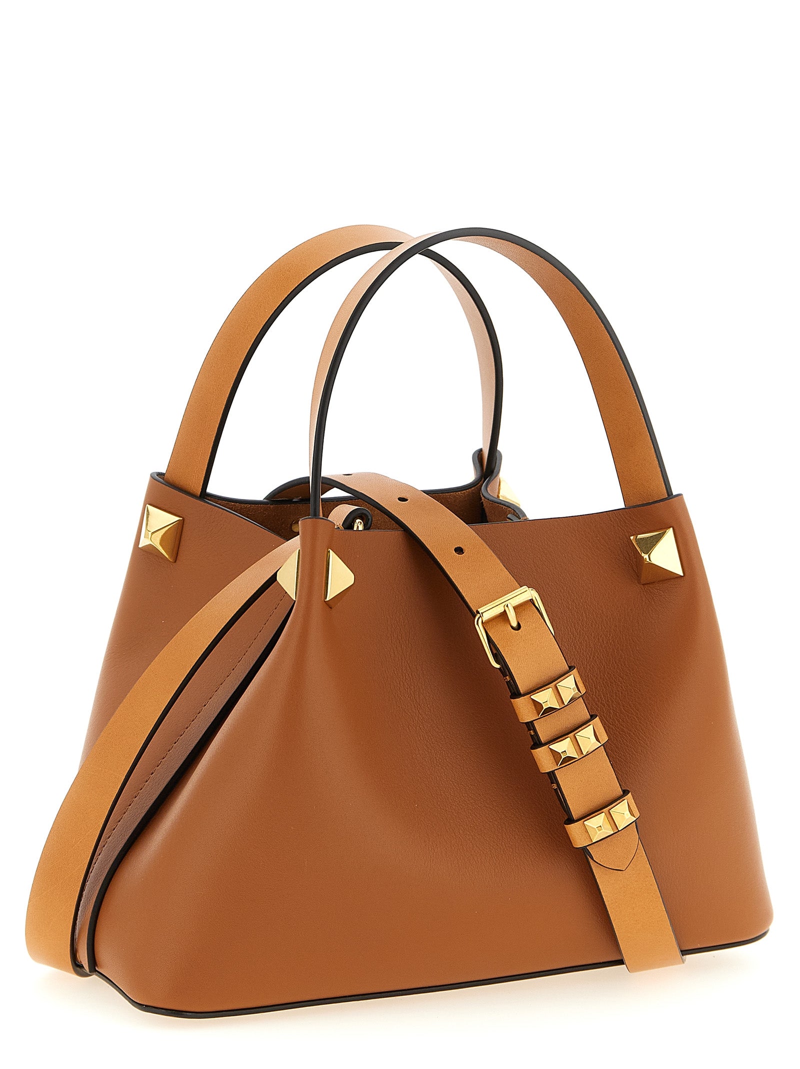 Brown Calfskin Tote Bag