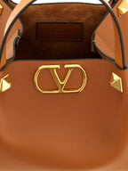 Brown Calfskin Tote Bag