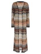 Multicolor Viscose Cardigan