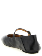 Marsell Black Calfskin Ballet Flats
