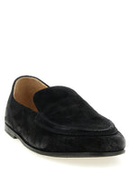 Black Calfskin Slip-On Loafers