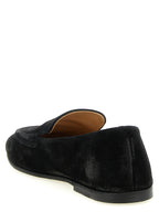 Black Calfskin Slip-On Loafers