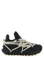 Rick Owens Black Cowhide Athletic Sneakers