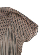 Issey Miyake Brown Polyester Blouse