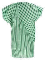 Issey Miyake Bicolor Polyester Pattern Shirt