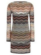 Missoni Brown Viscose Short Dress