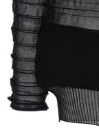 Issey Miyake Black Polyester Sweatshirt