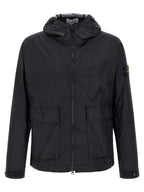 Stone Island Blue Polyamide Shell Jacket