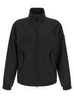 Stone Island Black Polyester Shell Jacket