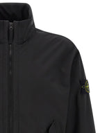 Stone Island Black Polyester Shell Jacket