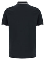 Blue Cotton Polo Shirt