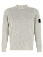 Stone Island Gray Cotton Cardigan