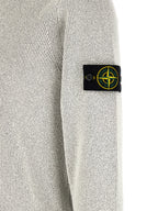 Stone Island Gray Cotton Cardigan
