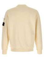 Stone Island Beige Cotton Sweatshirt