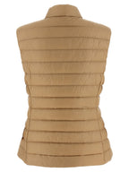 Moncler Beige Polyamide Sleeveless Jacket