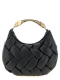 Schwarze Handtasche aus Polyethylen