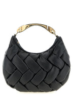 Schwarze Handtasche aus Polyethylen