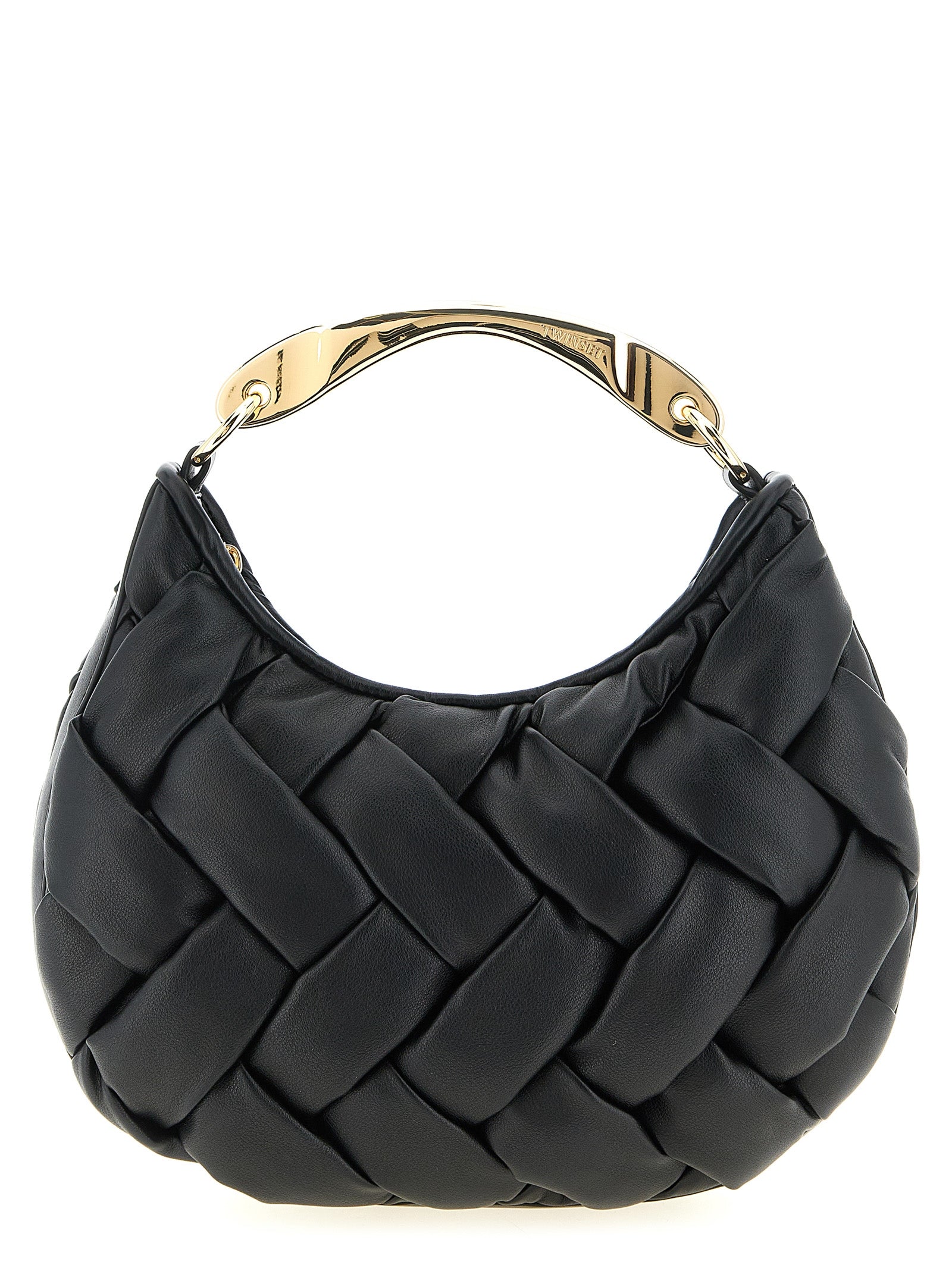 Schwarze Handtasche aus Polyethylen