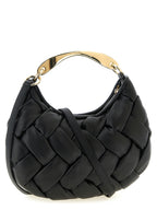 Schwarze Handtasche aus Polyethylen