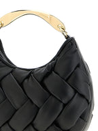 Schwarze Handtasche aus Polyethylen