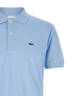 Lacoste Blue Cotton Polo Shirt