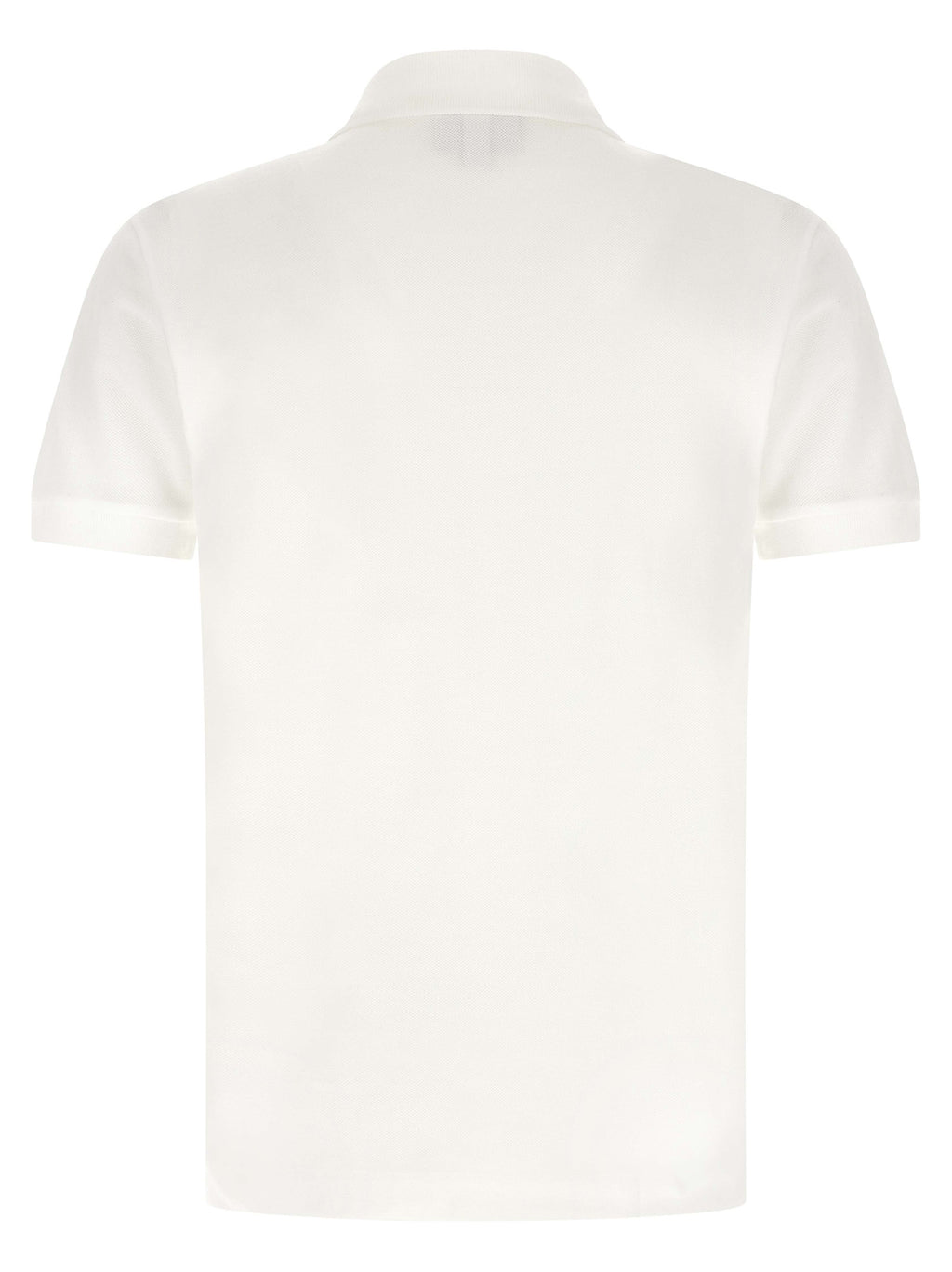 White Cotton Polo Shirt