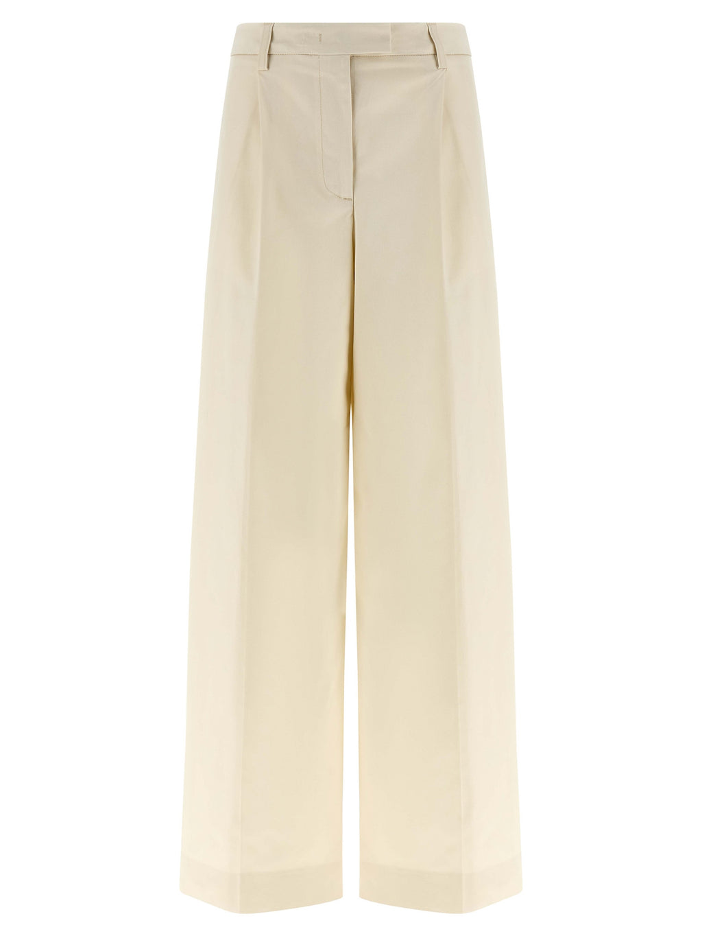 THELATEST White Cotton Casual Pants