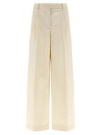 THELATEST White Cotton Casual Pants