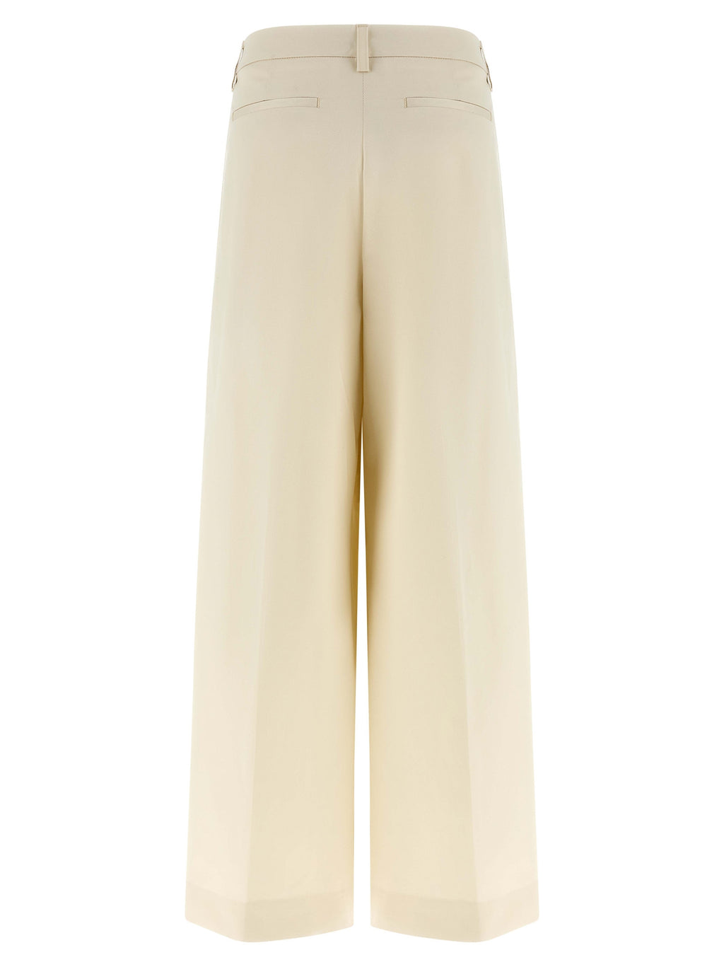 THELATEST White Cotton Casual Pants