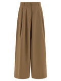 THELATEST Brown Cotton Mini Skirt